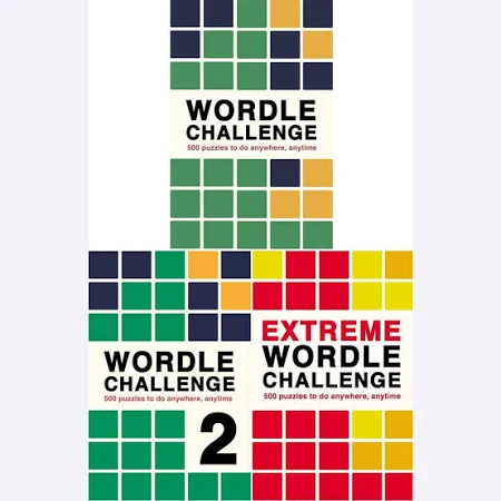 Wordle Challenge Game X3 Book Collection by Ivy Press