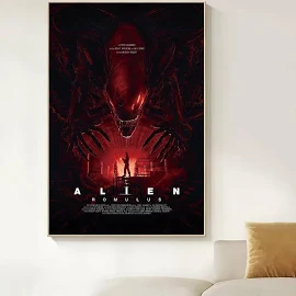 Alien Romulus Movie Poster,Movie Prints For Cinema Rooms,Wall Art Decor Print,Film Posters,Personalized Poster,Custom Photo Print