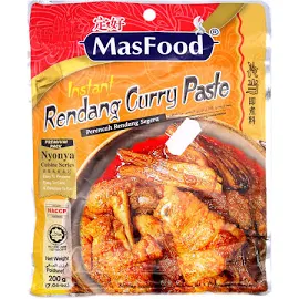 MasFood Instant Rendang Curry Paste 200g