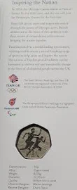 50p Coin. Team Gb & Paralympics Gb Fifty Pence Coin 2024 Bunc.