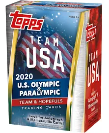 2021 Topps U.S. Olympic & Paralympic Team Hopefuls 5-Pack Blaster Box