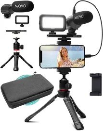 Movo Ivlogger Vlogging Kit For Iphone Compatible Youtube Starter Kit