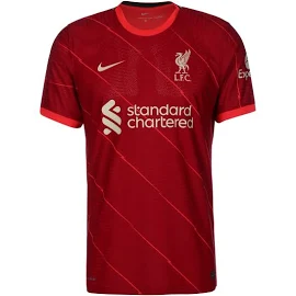 Nike Liverpool Match Home Shirt 2021 2022 - Red - Size: M