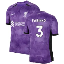 Liverpool Third Shirt (Fabinho 3) 2023-2024 Men's Purple Made By: Nike