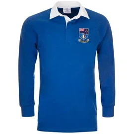 Womens World Cup 2022 - Italy Mens Classic Rugby Shirt - Long Sleeve Royal
