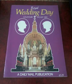 Royal Wedding Day Souvenir 29 July 1981 - Charles & Diana Daily Mail