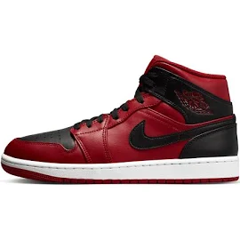 Jordan Men's Air 1 Mid Shoes Red