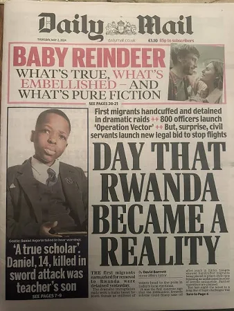 Daily Mail 2nd May 2024 2/5/24