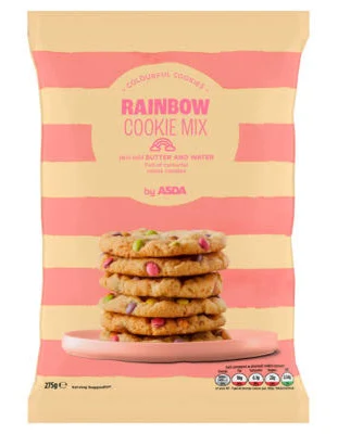 ASDA Rainbow Cookie Mix