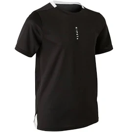 Kipsta -Decathlon Football Shirt Essential - Black - Size: 14-15 Years