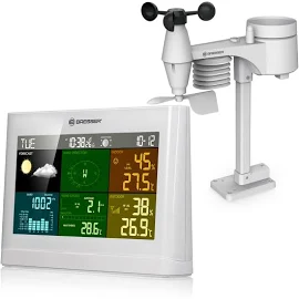 Bresser 5-in-1 Comfort Weather Center with Colour Display (White)