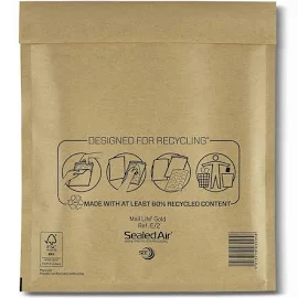 Mail Lite Bubble Lined Postal Bag Size E-2 220x260mm White (100 Pack)