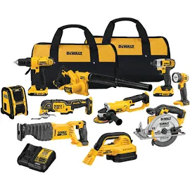 Dewalt DCK1020D2 20V MAX* 10-Tool Combo Kit