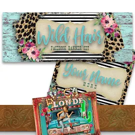 Boutique Facebook Set, Facebook Banner Templates, Boutique Banner, Facebook Page Set, Boutique Branding, Western Boutique Facebook Cover Set