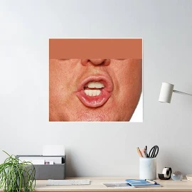 Donald Trump Mouth Talking donald trump Poster