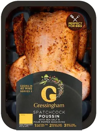 Gressingham Spatchcock Poussin with Salt & Pepper
