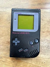 Original Black Nintendo Gameboy Game Boy Gb Console - Tested & Working