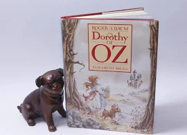 Roger S. Baum, Dorothy Of Oz, Elizabeth Miles, Books Of Wonder, 1989, Slipcover, Picture Book, Child Reading, Nursery Library ~ 20-01-81