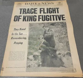 Daily News June 10, 1968 Vintage Newspaper Cover