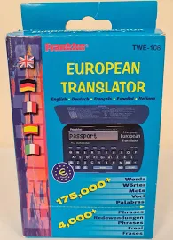 Franklin Twe 106 5-Language European Translator