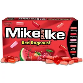 Mike and Ike Red Rageous 4.25oz/120g - Pack of 12