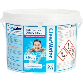 Clearwater 5 kg Multifunction Chlorine Tablets 4 in 1