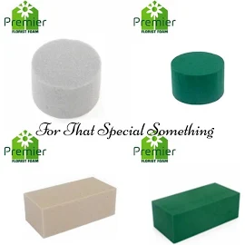 Florist oasis foam blocks bricks and cylinders for floral arrangements wreaths and Christmas & wedding crafts