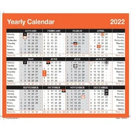 ValueX Board Calendar Year to View 2022 YC1