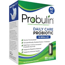 Probulin Daily Care Probiotic 10 Billion CFU 60 Capsules