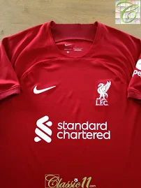 2022/23 Liverpool Home Football Shirt / Old Nike Soccer Jersey