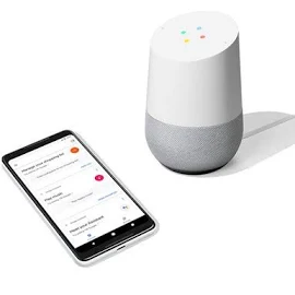 Google Home Smart Voice Assistant Speaker - White