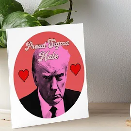 Trump Mugshot Cute Sigma Male donald trump Art Board