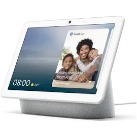 Google Nest Hub Max With Google Assistant - Chalk