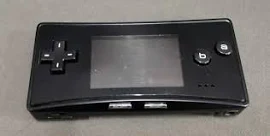 Nintendo Gameboy Micro Black Console Only Gba Gb Oxy-001 Tested From