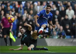 A4 Poster. Diego Costa Scores the Opener: Chelsea's Premier - Chelsea FC Images