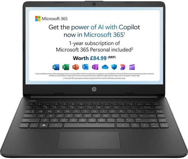 HP 14" Intel Celeron Laptop