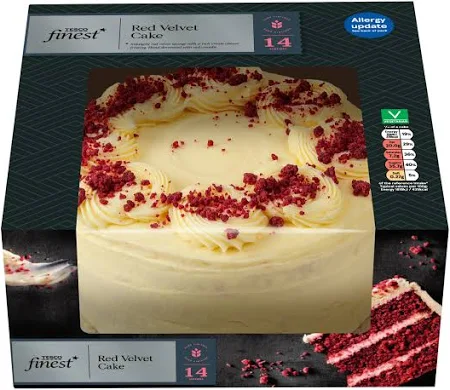 Tesco Finest Red Velvet Celebration Cake