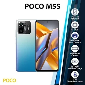 (unlocked) Xiaomi Poco M5s 4g 4gb+64gb 64mp Dual Sim Android Mobile