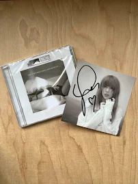 Taylor Swift- Tortured Poets Dept Cd -the Manuscript With Hand Signed