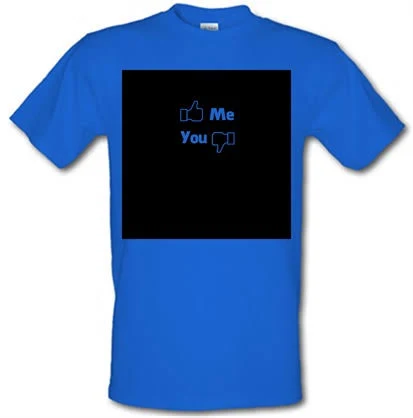 chargrilled Me You Facebook male t-shirt