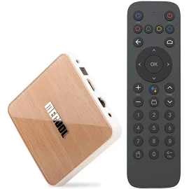 TV Box Android 10 4g 64gb MECOOL KM6 Deluxe Wifi 6 Google Certification 4K Voice Amlogic S905X4