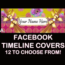 FACEBOOK TIMELINE Banners,Pre=made Facebook Banners,Social Media Banner,Timeline Covers,Colorful Facebook,DIY Facebook,Timeline Premade