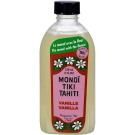 Monoi Tiare Tahiti Coconut Oil Vanilla - 4 Fl oz