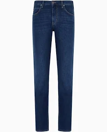 Emporio Armani Mens J45 Regular Fit Jeans, Blue Denim