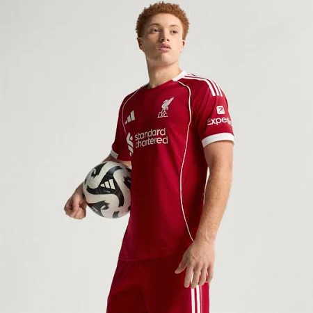 adidas Mens Liverpool FC 25/26 Home Authentic Jersey