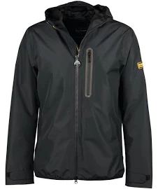 Barbour International Essential Mens Waterproof Jacket - Black