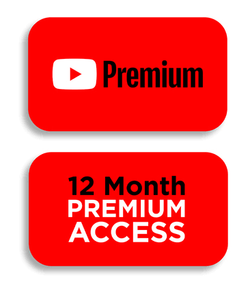 YouTube Premium 12-Month Digital Subscription