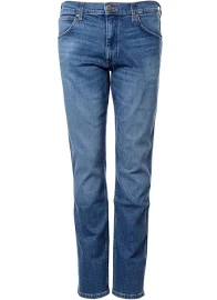 Wrangler Greensboro Modern Straight Denim Jeans Hard Edge