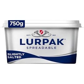 Lurpak Spreadable Slightly Salted 750g
