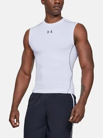 Under Armour HeatGear Armour Compression Sleeveless T - White